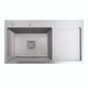 Мойка для кухни PLATINUM из нержавеющей стали Handmade L 780x430мм прямоугольная врезная глянцевая 1мм с сифоном PLS-A37437 - изображение 1