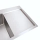 Мойка для кухни PLATINUM из нержавеющей стали Handmade L 780x430мм прямоугольная врезная глянцевая 1мм с сифоном PLS-A37437 - изображение 6