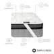 Наматрацник Sonex SimpleWool із вовни 90x200 см (SO102381) - зображення 6