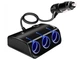 Тройник в прикуриватель с удлинителем 2USB 1506 Black 12/24V 120W/выключатель (2816) - изображение 6