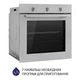 Духовой шкаф электрический (серый голубь) Minola EO 674 Dove Gray - изображение 4