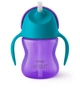 Чашка Avent с трубочкой 210 мл. 9+ сиреневый SCF796/02 (SCF796/02) - зображення 1