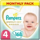 Підгузки Pampers Premium Care 4 (9-14 кг) на 168 шт. - зображення 1