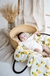 Пелюшка муслінова бамбукова Kiddie Widdie Груша 120х120 см - зображення 1