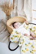 Пелюшка муслінова бамбукова Kiddie Widdie Груша 120х120 см - зображення 3