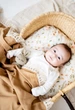 Плед дитячий мусліновий Kiddie Widdie з бахромою Коричневий 100х120 см - зображення 6