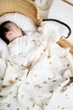 Плед дитячий мусліновий Kiddie Widdie з бахромою Апельсинчики 100х120 см - зображення 5