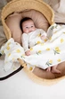 Пеленка муслиновая бамбуковая Kiddie Widdie Грушки 120х120 см - изображение 5