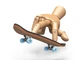 Фингерборд BauTech Fingerboard Мини скейт Подшипниковый Красный (1008-301-00) - изображение 2