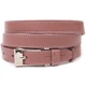 Відмінний жіночий шкіряний ремінь GRANDE PELLE Leather Belt 21448 Рожевий - зображення 1
