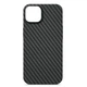 Карбоновий чохол для Apple iPhone 15 Plus, LikeCarbon MagCase, Чорний, тонкий захисний чохол-панель з магнітом MagSafe, протиударний, ультратонкий, сумісний з магнітними тримачами і бездротовою зарядкою, ArmorStandart (ARM69292) - зображення 1