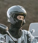 Тонкая балаклава ROCKBROS LF8112 для вело/мото ветрозащитная нейлон/спандекс с прорезями для очков (795134724) Черная - изображение 13