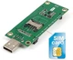 Переходник MiniPCI-e на USB для 4G LTE модемов - изображение 2