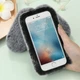 Чехол панель для Apple iPhone X / Xs Alitek Зайчик Темно-серый (65060) - изображение 9