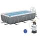 Каркасний басейн Bestway 56442 (404х201х100 см) з піщаним фільтром та драбиною - изображение 1