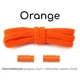 Плоскі шнурки для взуття FASTLACES T33-6C Orange - зображення 1