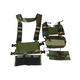 Розвантажувальний жилет TMC Modular Lightweight Chest Rig Full Set Woodland - изображение 6