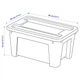 Контейнер з кришкою IKEA SAMLA прозорий 28х20х14 см / 5 л 094.408.39 - зображення 6