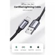 Кабель USB AM-Lightning UGREEN US199 M 2м 2.4A 60158 Черный - изображение 3
