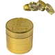 Гріндер для табака "Gold" Золотистий - зображення 1