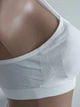 Комплект нижнего белья в рубчик топ бюстгальтер трусики Honey Fashion Accessories M/L белый (2-167) - изображение 3