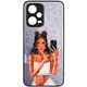 Протиударний TPU+PC Чохол Prisma Ladies для Xiaomi Redmi Note 12 Pro 5G Black in White - зображення 2