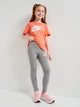 Детские спортивные леггинсы для девочки Nike G Nsw Favorites Gx Hw Legging CU8248-091 128-137 см (194494171503) - изображение 3