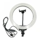Кольцевой свет Selfie Ring Light лампа светодиодная с гибким держателем для телефона 26см Бело-черный (217295647TO) - изображение 1