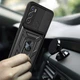 Чехол Hide Shield для Motorola Moto G60 бампер противоударный с подставкой Black - изображение 2