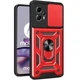 Чохол Hide Shield для Motorola Moto G13 / G23 протиударний бампер з підставкою Red - зображення 5