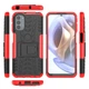 Чехол Armor для Motorola Moto G31 / G41 бампер противоударный с подставкой Red - изображение 6
