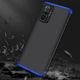 Чехол GKK 360 для Xiaomi Redmi Note 10 Pro бампер противоударный Black-Blue - изображение 3