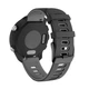 Ремешок для Zepp E - черно-серый / ширина крепления 20мм / силикон / Watchbands Rage (W38-2WB38471487) - изображение 1