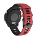 Ремешок для Zepp E - черно-красный / ширина крепления 20мм / силикон / Watchbands Rage (W37-9WB43222971) - изображение 1