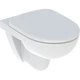 Комплект подвесного унитаза Geberit Selnova Rimfree с сиденьем и крышкой, 53х36 см, Белый (501.751.00.1) - изображение 1