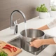 Змішувач для кухні Grohe Eurosmart New, 33,9х18,2 см, Хром (33202002) - зображення 3