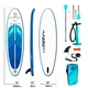 Надувная SUP доска AERO Board 2.0 (305х15х80см) 10' Blue Ocean - изображение 1