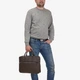 Сумка мужская кожаная портфель большой на молнии InBag Briefcase m01287_f Коричневый - изображение 2