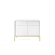Комод NOVA Gold KSZ-104 (білий матовий/золотий) Mebli PIASKI PIASME00374WG - зображення 3