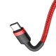 Кабель Baseus Cafule USB-C to USB-C 1m Red (CATKLF-G09) - изображение 3