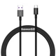 Кабель Baseus Superior USB-A to USB-C 1m Black (CATYS-01) - зображення 1