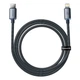 Кабель Baseus 1.2м Lightning - Type-C 20W 480 Мбит/с для Быстрой Зарядки Power Delivery (PD) USB-C на Apple 8 Pin Черный - изображение 14