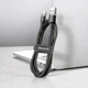 Кабель Baseus Cafule USB-A to USB-C 2m Black/Grey (CATKLF-CG1) - изображение 5