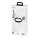 Кабель USB Type-C > USB Type-C Baseus Tungsten Gold Fast Charging Data Cable 100W 1.0m (CATWJ-01) Black - зображення 6