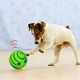Мяч для собак хихикающий большой и прочный мячик WOOPY BALL интерактивная игрушка 14 cм со звуком для игр - изображение 2