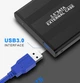 Внешний карман переходник адаптер для USB 3.0 для SSD/HDD диска SATA III 2.5” 127x75x13 мм (474505-Prob) Черный - изображение 2