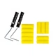 Набор малярный MASTERTOOL GM №10 - Валик поролоновый 100*36 мм 10 шт, 2 ручки (92-8110) - изображение 5
