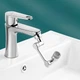 Насадка-аератор на кран Faucet Splash Head з поворотом на 360° та двома режимами розпилення (5599) - зображення 2