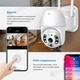 Уличная поворотная IP WIFI камера видеонаблюдения WiFi HD-63 - 4мп ICSee камера наружного наблюдения для дома (1857-5) - изображение 6
