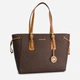 Сумка-шоппер женская Michael Kors VOYAGER MD MF TZ TOTE 30F8GV6T2B200 Темно-коричневая (800070270929) - изображение 1